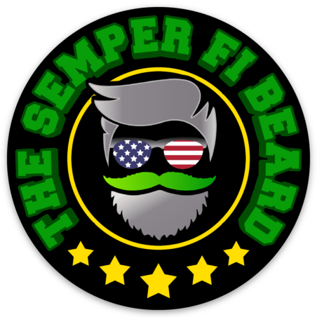 The Semper Fi Beard 3″ Vinyl Sticker - The Semper Fi Beard